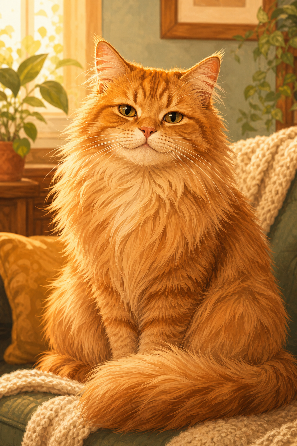 Karrot looking alert, like a cat who can hear the snack bag from another dimension.